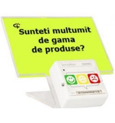 Suport plastic mesaj intrebare sistem feedback 2